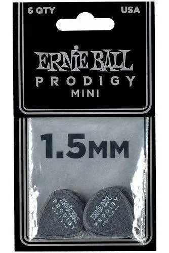 Ernie Ball 9199 Prodigy Black Набор медиаторов.