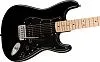 Fender Squier Sonic Stratocaster HSS MN Black Электрогитара.-2