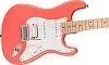 Fender Squier Sonic Stratocaster HSS MN Tahitian Coral Электрогитара.-3