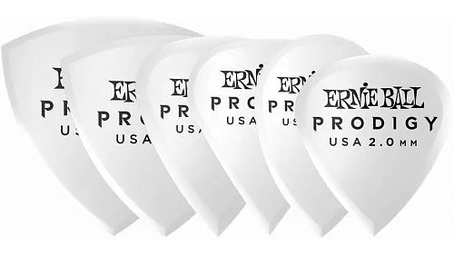 Ernie Ball 9343 Prodigy White Набор медиаторов.